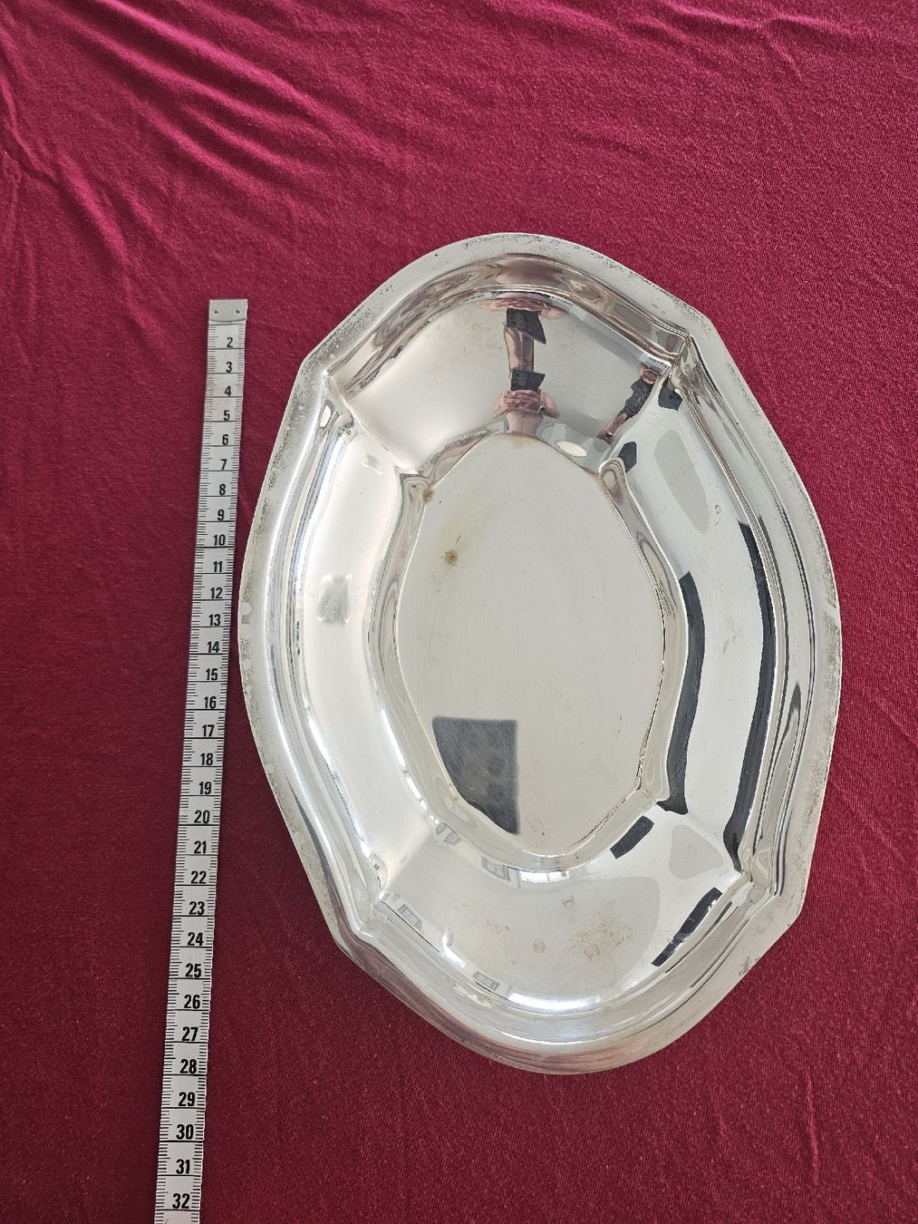 Servierplatten: Vintage Silver Plated Serving Dish for Bread – Gebraucht aus Immensee von Gitter 1