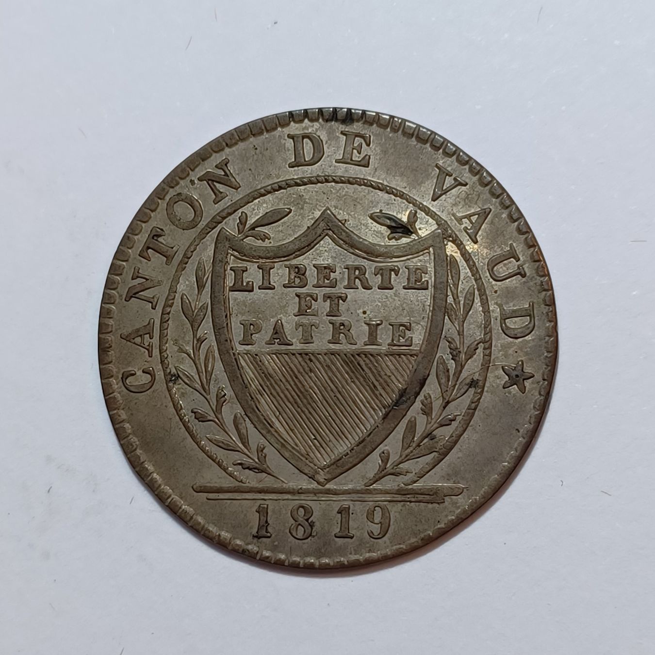 Tutti le monete: Batzen 1819 Waadt – Usato da Pfäffikon ZH venduto da Schweizer_Muenzen 1