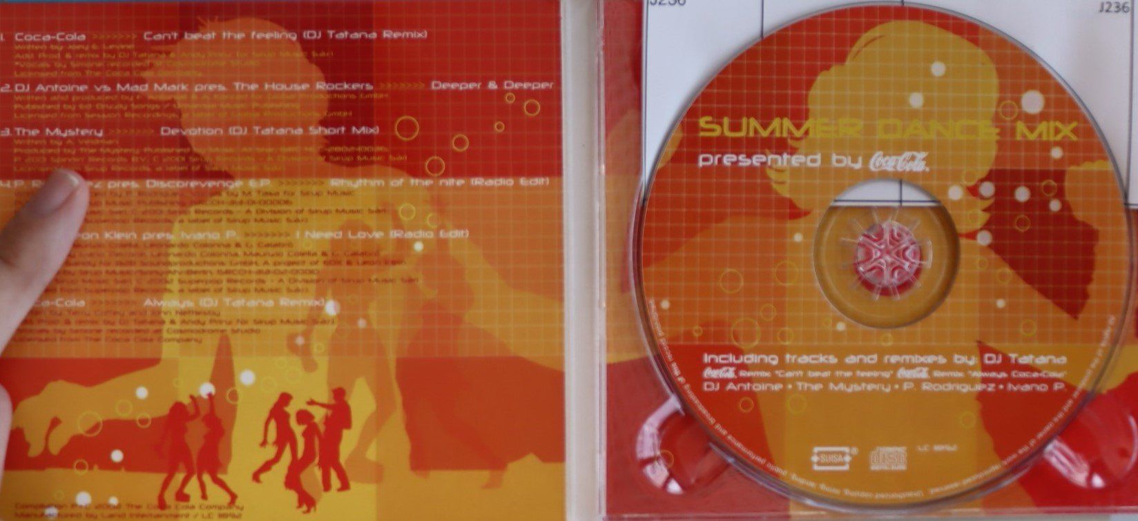 CD: Summer Dance Mix (Presented By Coca Cola) – Usato da Luzern venduto da CONTENTI 1