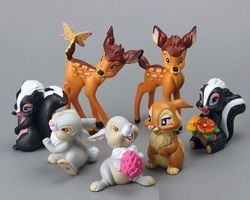 7 BAMBI FIGUREN - MINIFIGUREN - 5 BIS 9cm