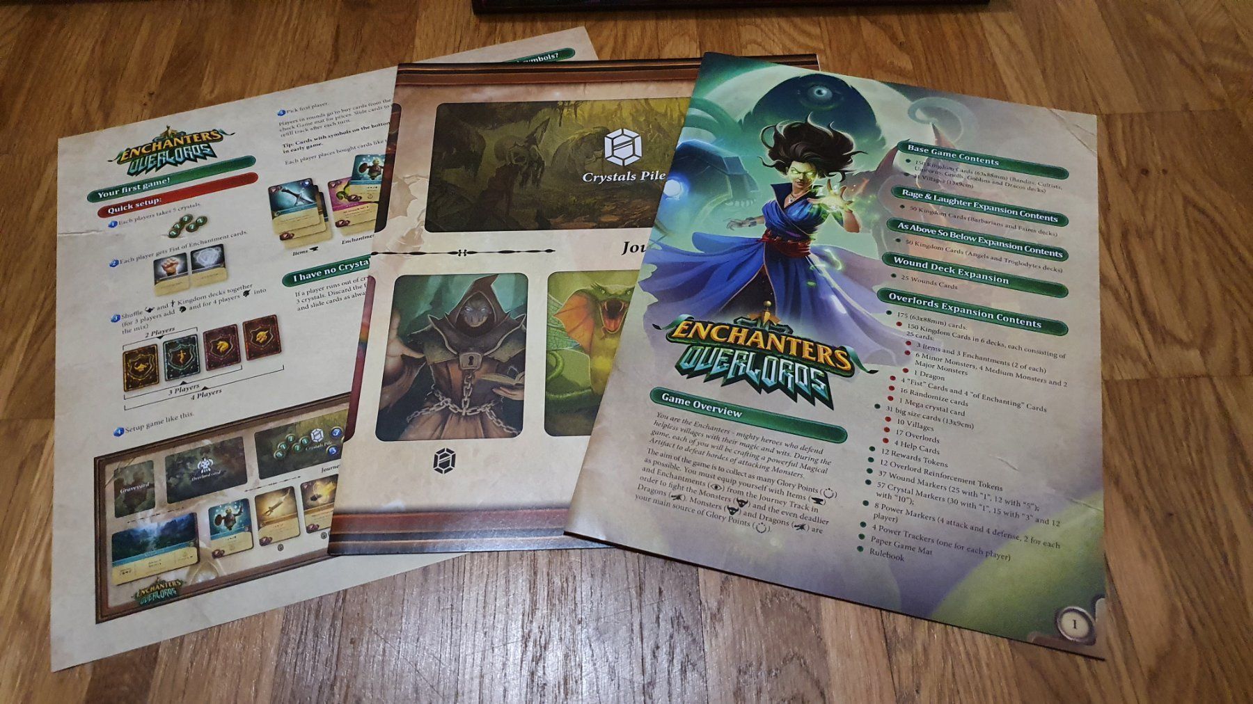 Giochi: Enchanters Overlords + Ext. Odyssey - Kickstarter Edition – Nuovo (secondo la descrizione) da Puidoux venduto da Svreber 3