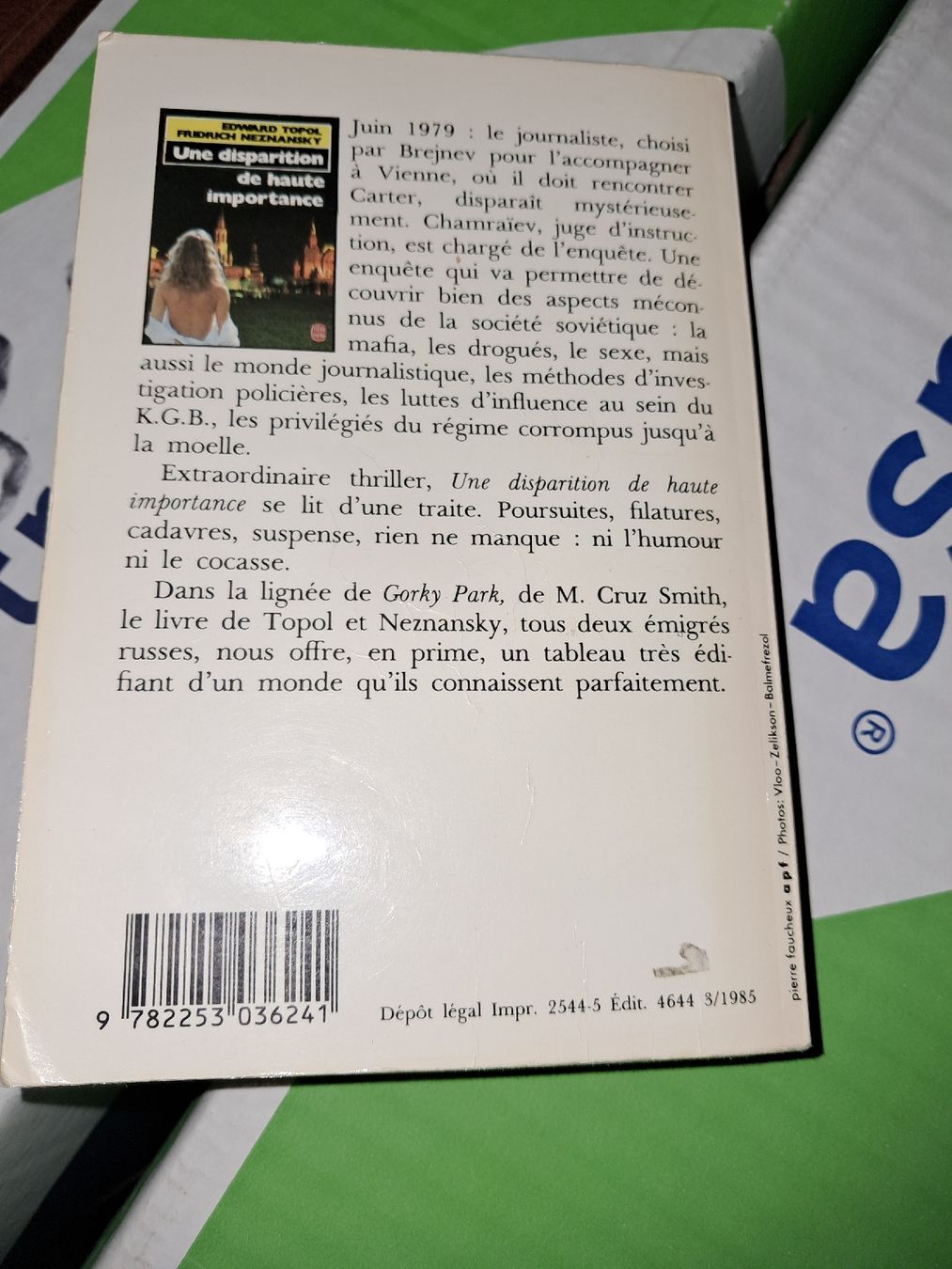 Libri: Une disparition de haute importance – Usato da Le locle venduto da juliensaran 3