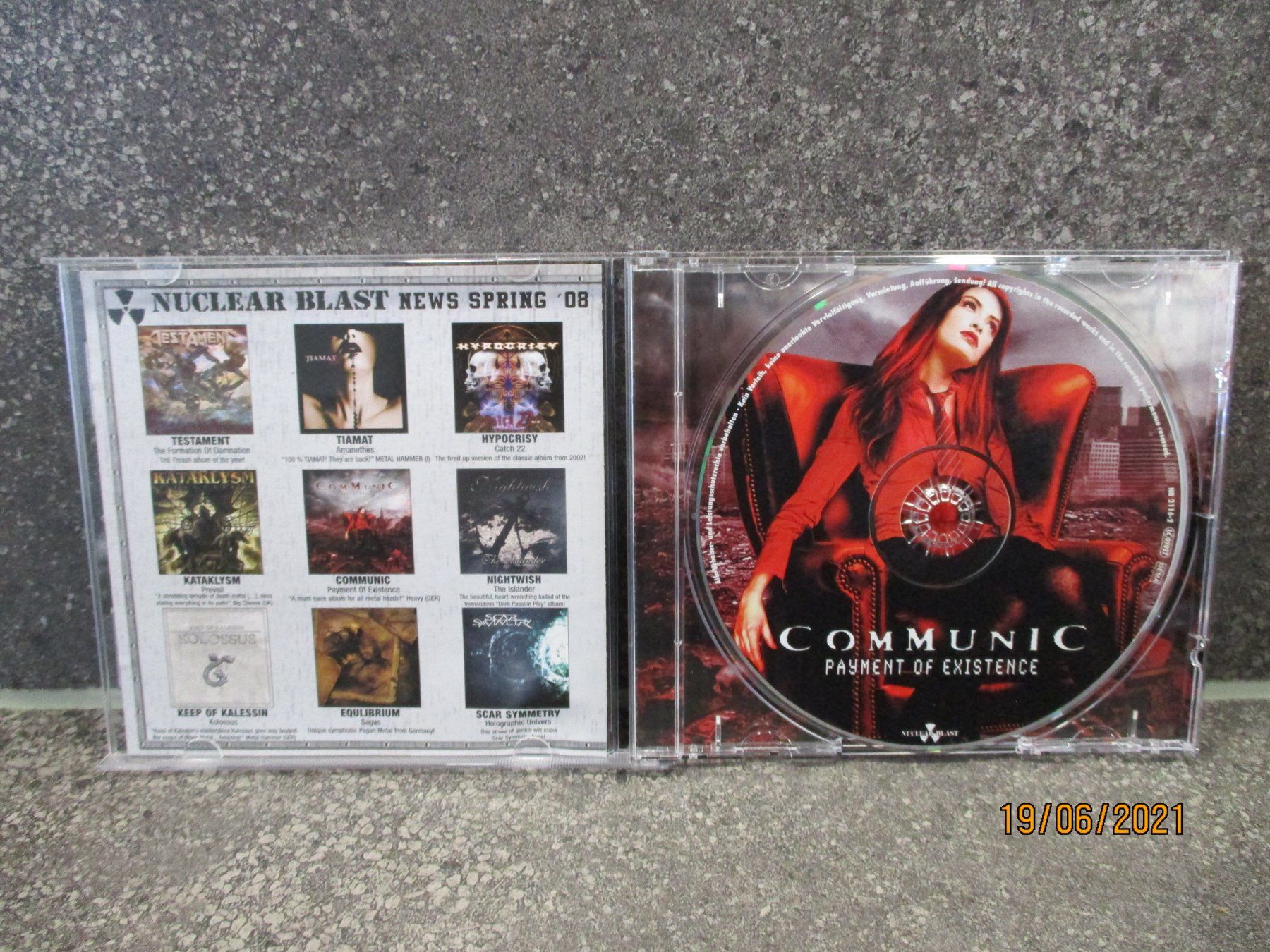 CD: Communic -  Payment Of Existence – Usato da Liestal venduto da Disc-Point 1