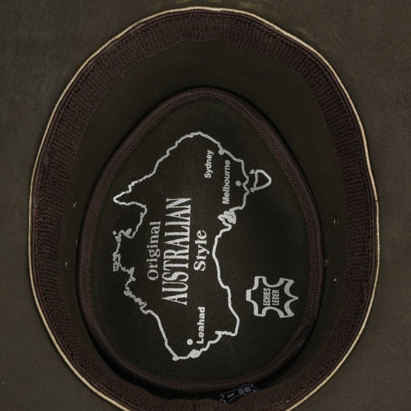 Copricapi, berretti & cappellini: BLACK FOREST FOX TEXAS Western Cowboy Leder Hut Old Green M – Nuovo e nell'imballaggio originale da Steffisburg venduto da fellgerber 4