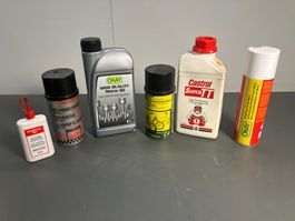 Posten div. Motoröle und Schmiermittel ab 1.-