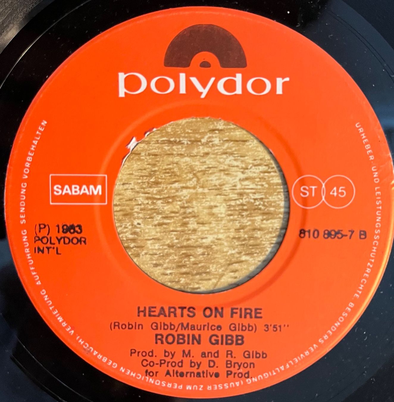 Schallplatten: ROBIN GIBB - JULIET – Gebraucht aus Bussigny von vinyl-pas-cher 3