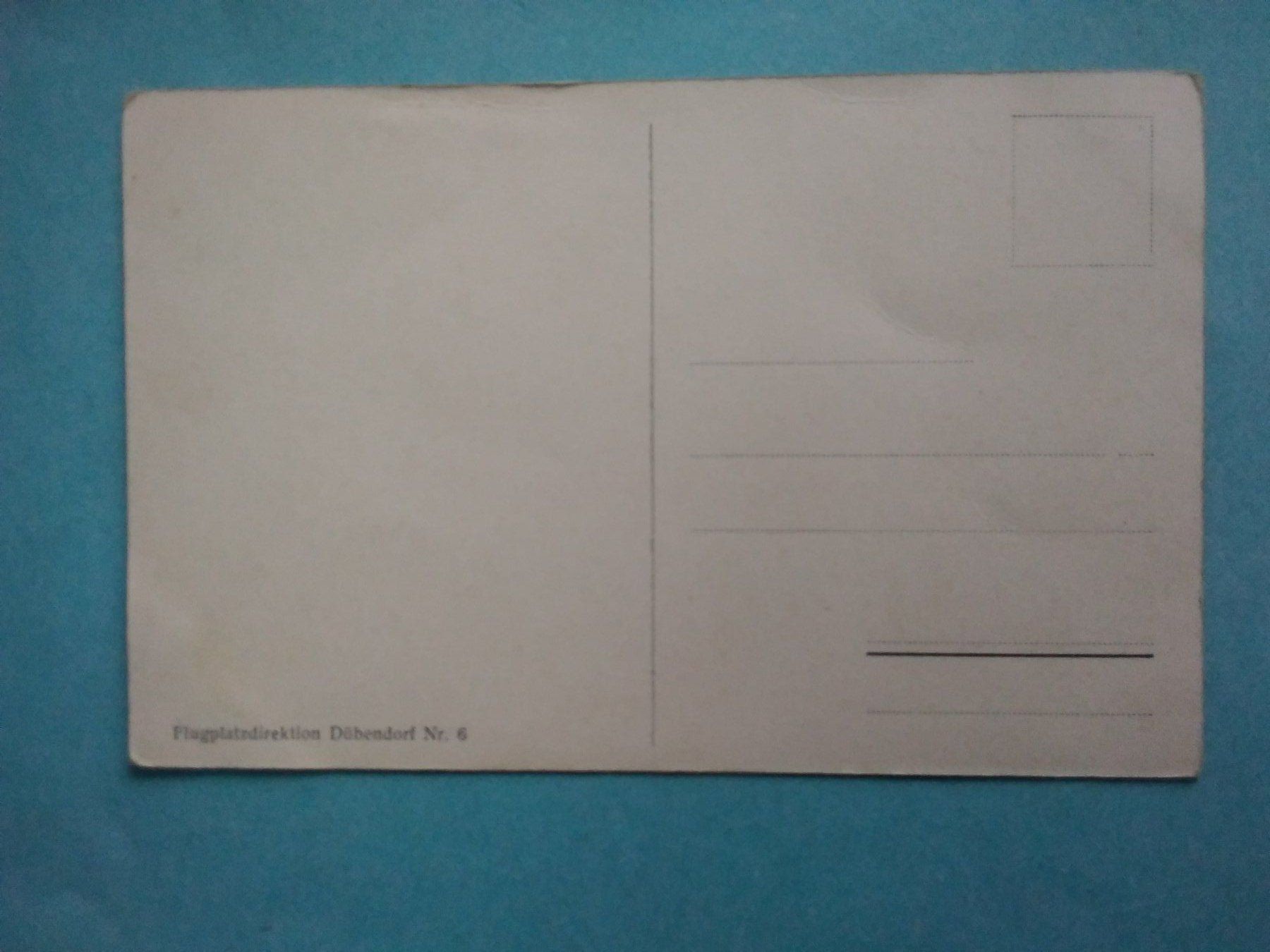 Cartoline postali: ZH Dübendorf Flugplatz Flugzeug C. Maschine Typ "Häefeli" – Usato da Appenzell venduto da lama19 1