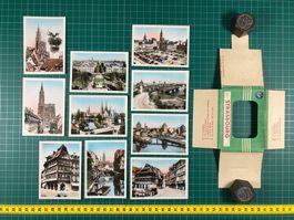 Strasbourg, altes Souvenir Photo Mäppchen