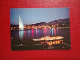 Geneve Le Rade Schiff Fontaine Nachtaufnahme (124)