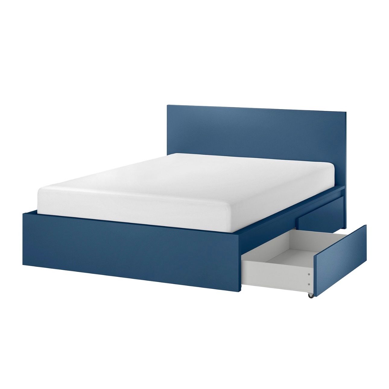 Letti: IKEA Malm Bed Frame with Storage - Blue - 140x200 cm – Usato da Zürich venduto da MileyH