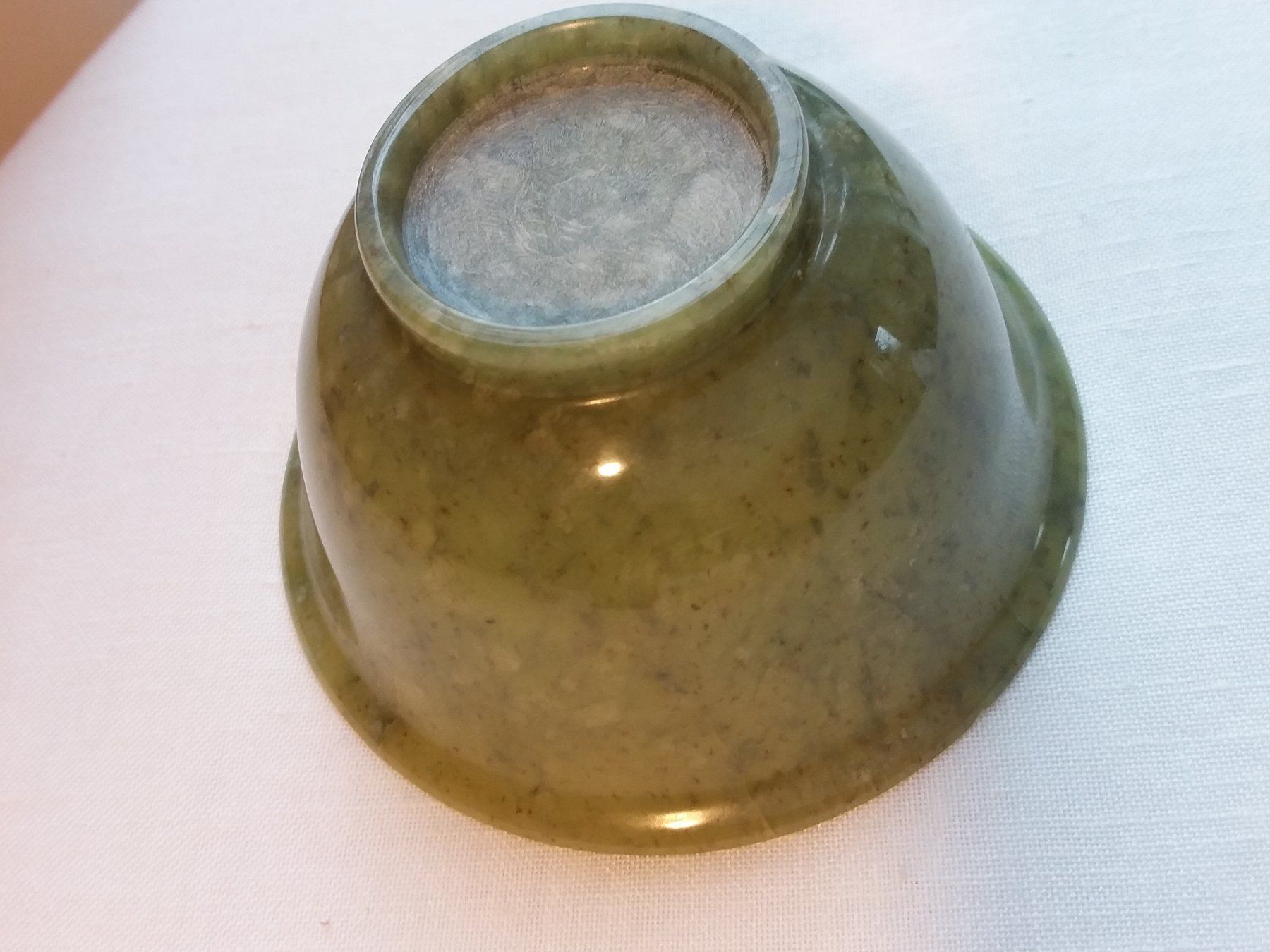 Schalen: Alte Jade Schale mit Sockel, China, ca 1950 – Gebraucht aus Zürich von helsan 6