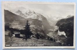 Wengen mit Jungfrau, Grosshorn und Breithorn