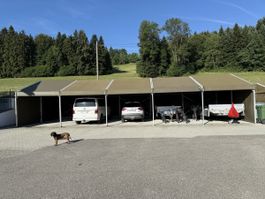 6 x 15 m Carport Zelt Lagerzelt
