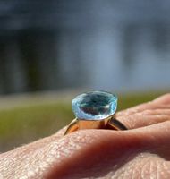 Pomellato Nudo Himmelblauer Topas Grösse 54