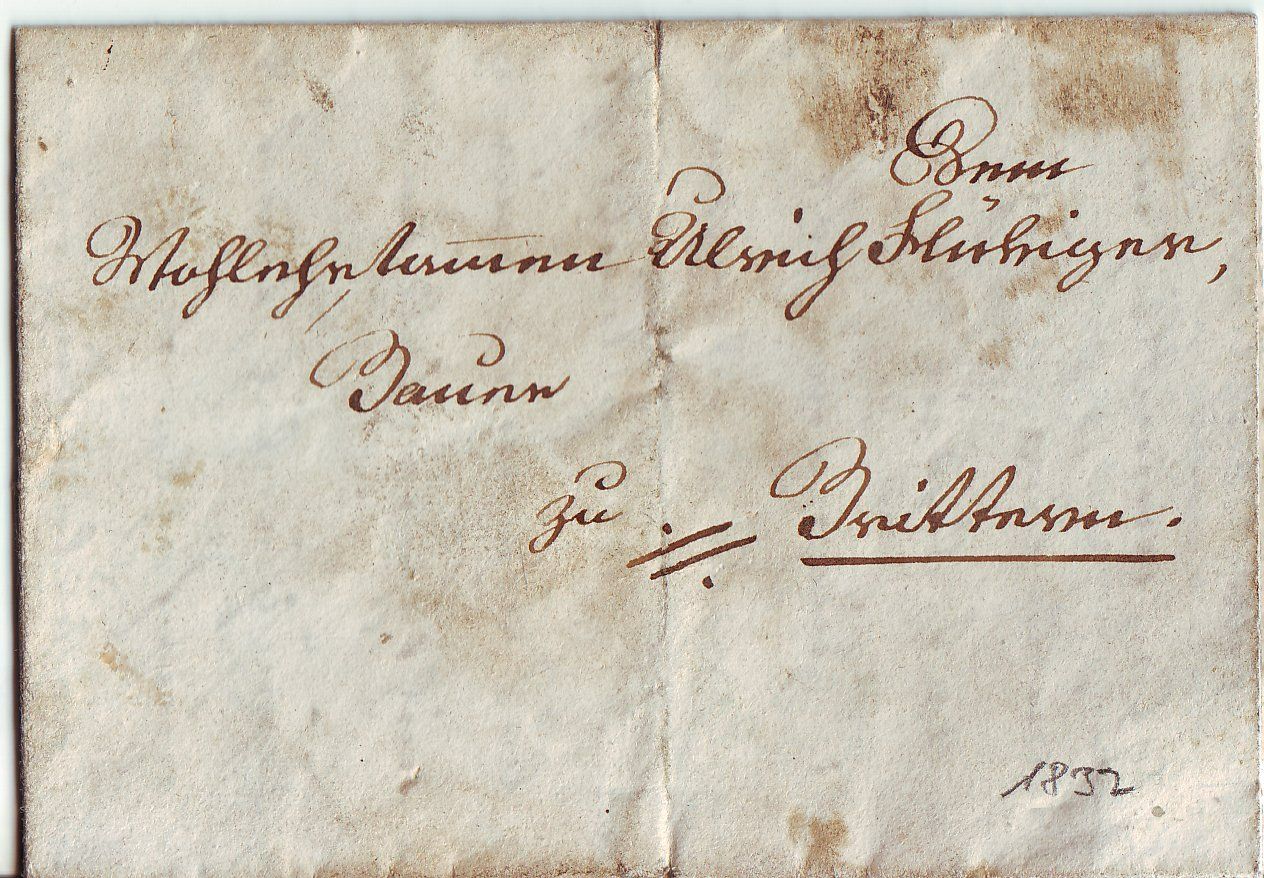 Documents: Brief von Brittern – D'occasion à Brittnau par trouvaille02