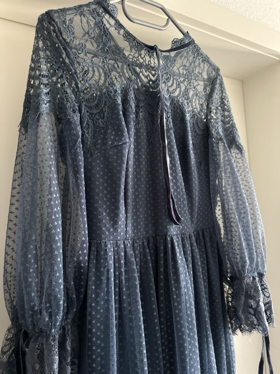 Vestiti: Abendkleid Spitze Blau M – Usato da Däniken SO venduto da NBdesign 1