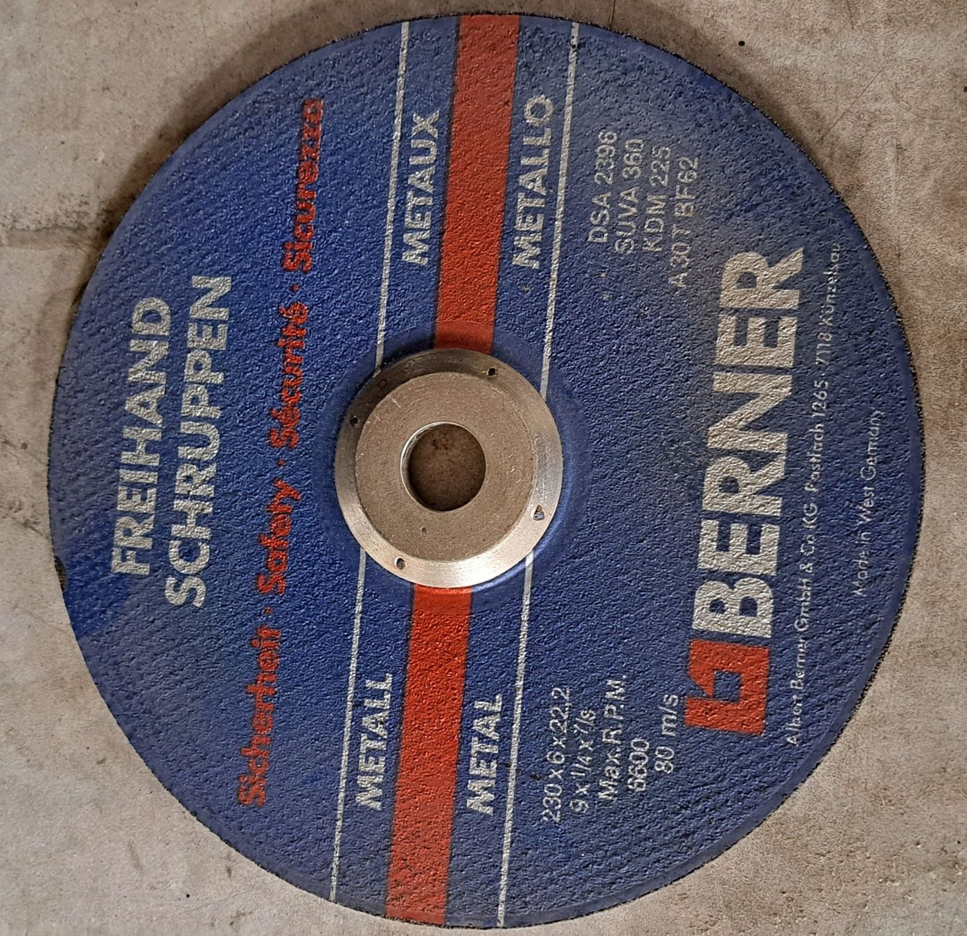 Berner Tutti gli attrezzi: 10 Schruppscheiben – Nuovo e nell'imballaggio originale da Wädenswil venduto da mh012 1