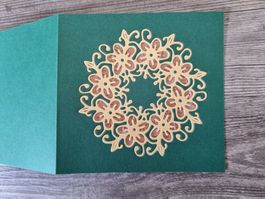 Stanzschablone Nr.270, Blumenkranz (Sizzix geeignet)