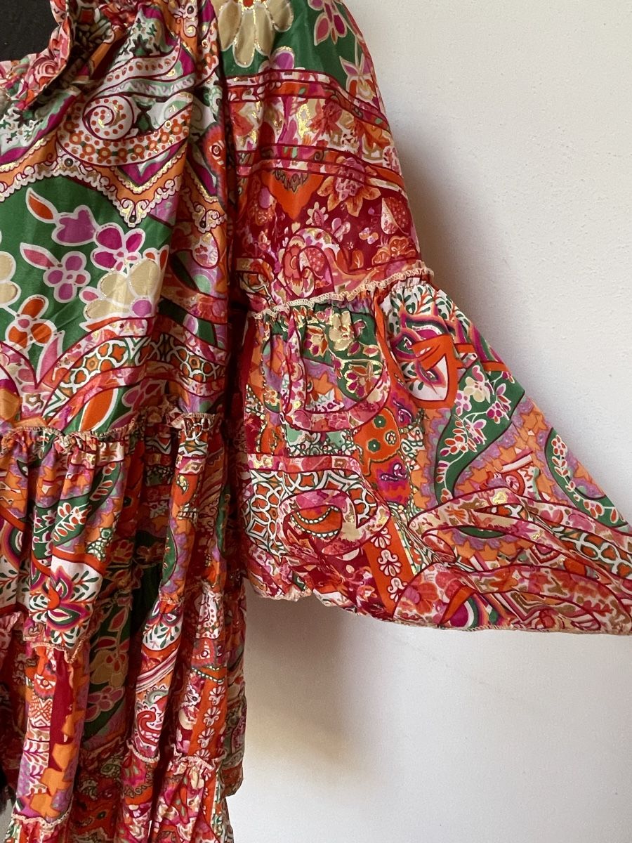 Vestiti: Boho Minikleid / Tunika aus Seide – Usato da Sigriswil venduto da ck56 4