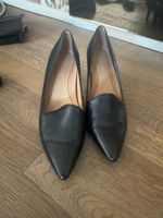 Schwarze Pumps Kitten Heels 39 Leder
