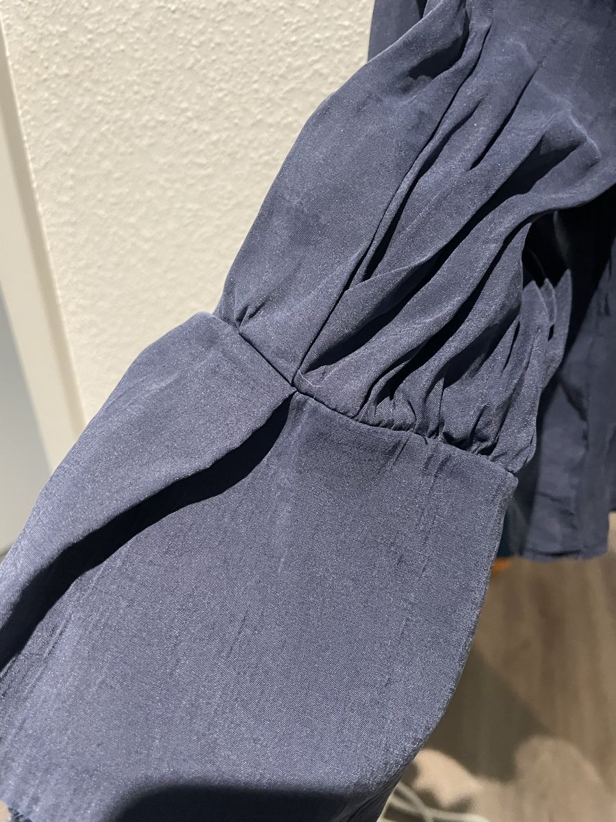 H&M Camicette: H&M Blau Blue Lyocell Navy Blouse Hemd – Nuovo (secondo la descrizione) da Unterägeri venduto da Rogucha 2