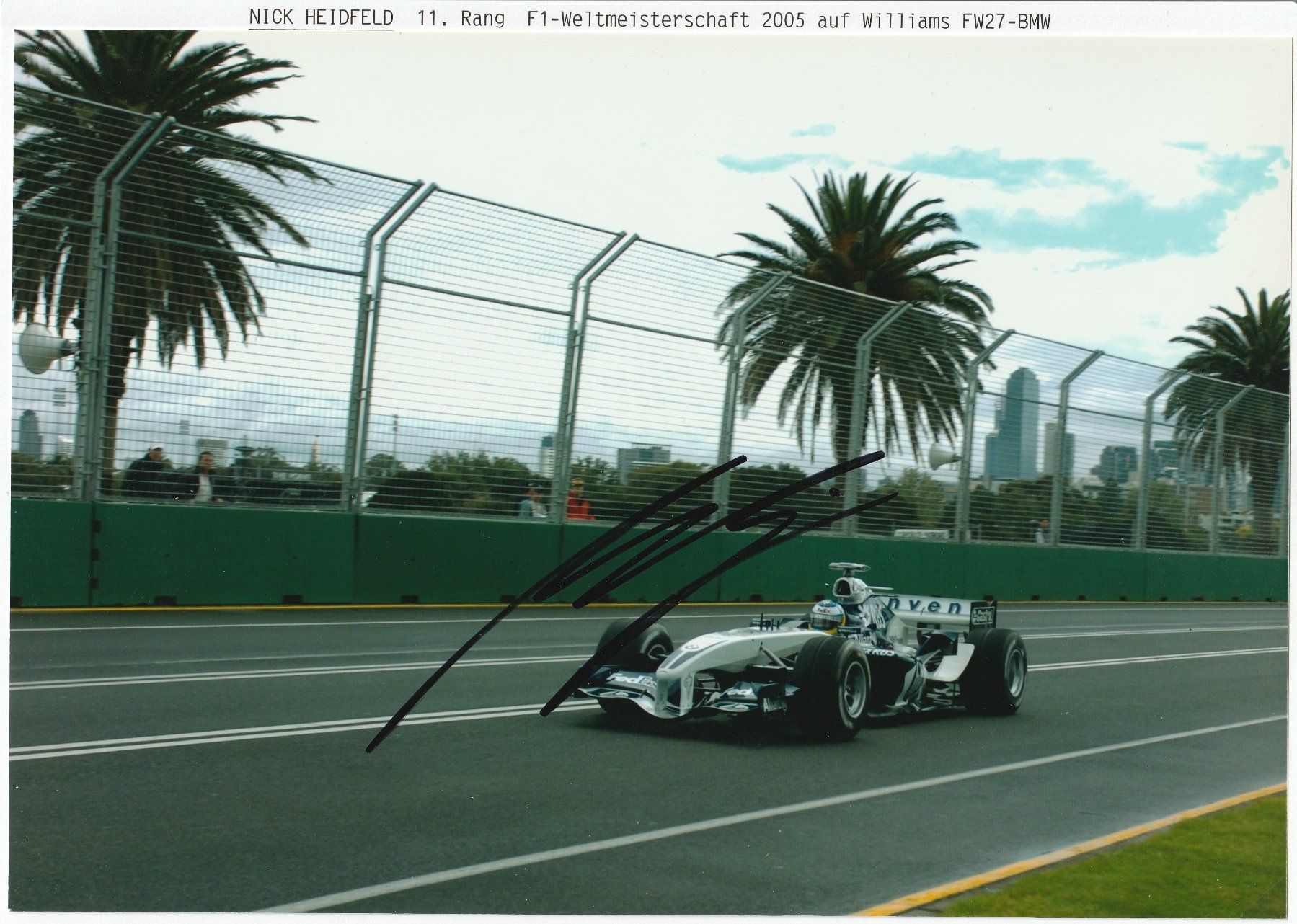 Autografi: Nick Heidfeld / Originalautogramm / F1 – Usato da Schwyz venduto da racingautographs