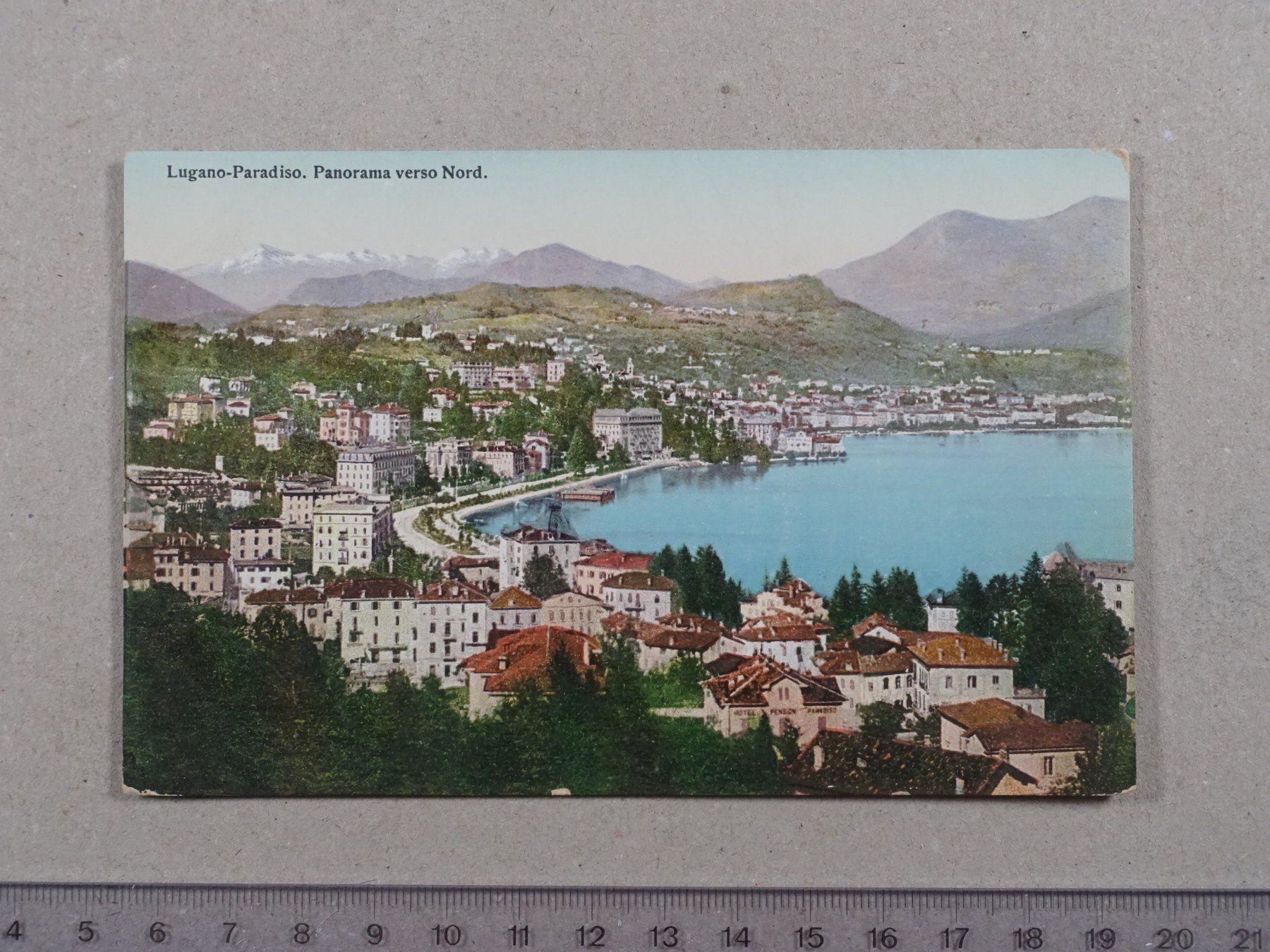 Cartoline postali: Lugano Paradiso – Usato da Lenzburg venduto da fh1