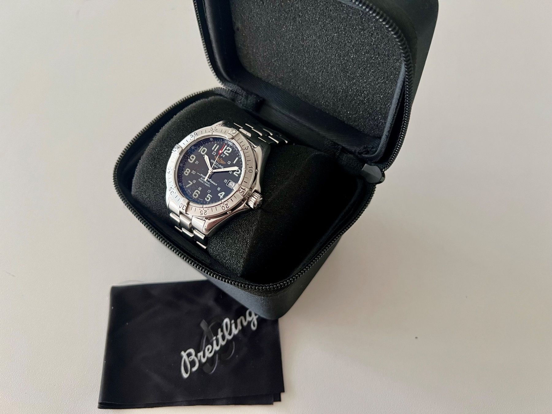 Breitling Orologi: BREITLING Superocean 1000 Automatic, A17340 + service box – Usato da Le Mont-sur-Lausanne venduto da LycaGallery 8
