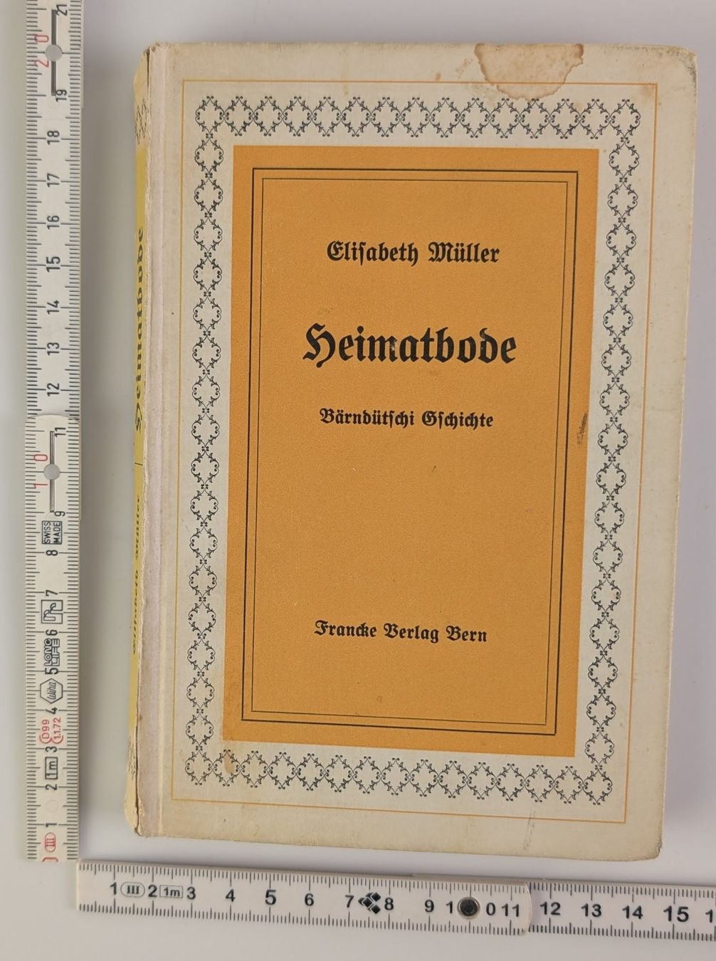 Libri: Heimatbode, Elisabeth Müller, Bärndütschi Gschichte, Bern – Usato da Zürich venduto da 1.Simon