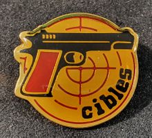 BB914 - Pin cibles Zielscheibe Pistole