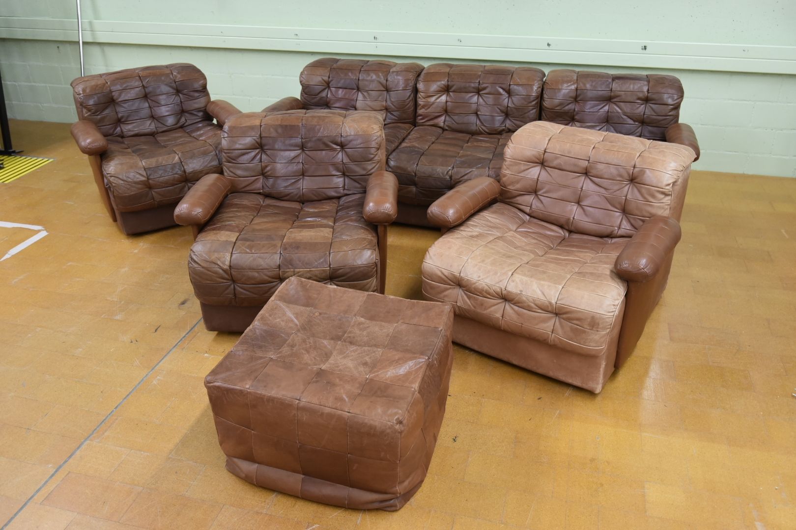 De Sede Divani: Designklassiker De Sede DS11 Patchwork Sofa modular – Usato da Lichtensteig venduto da Polsterwerk 3