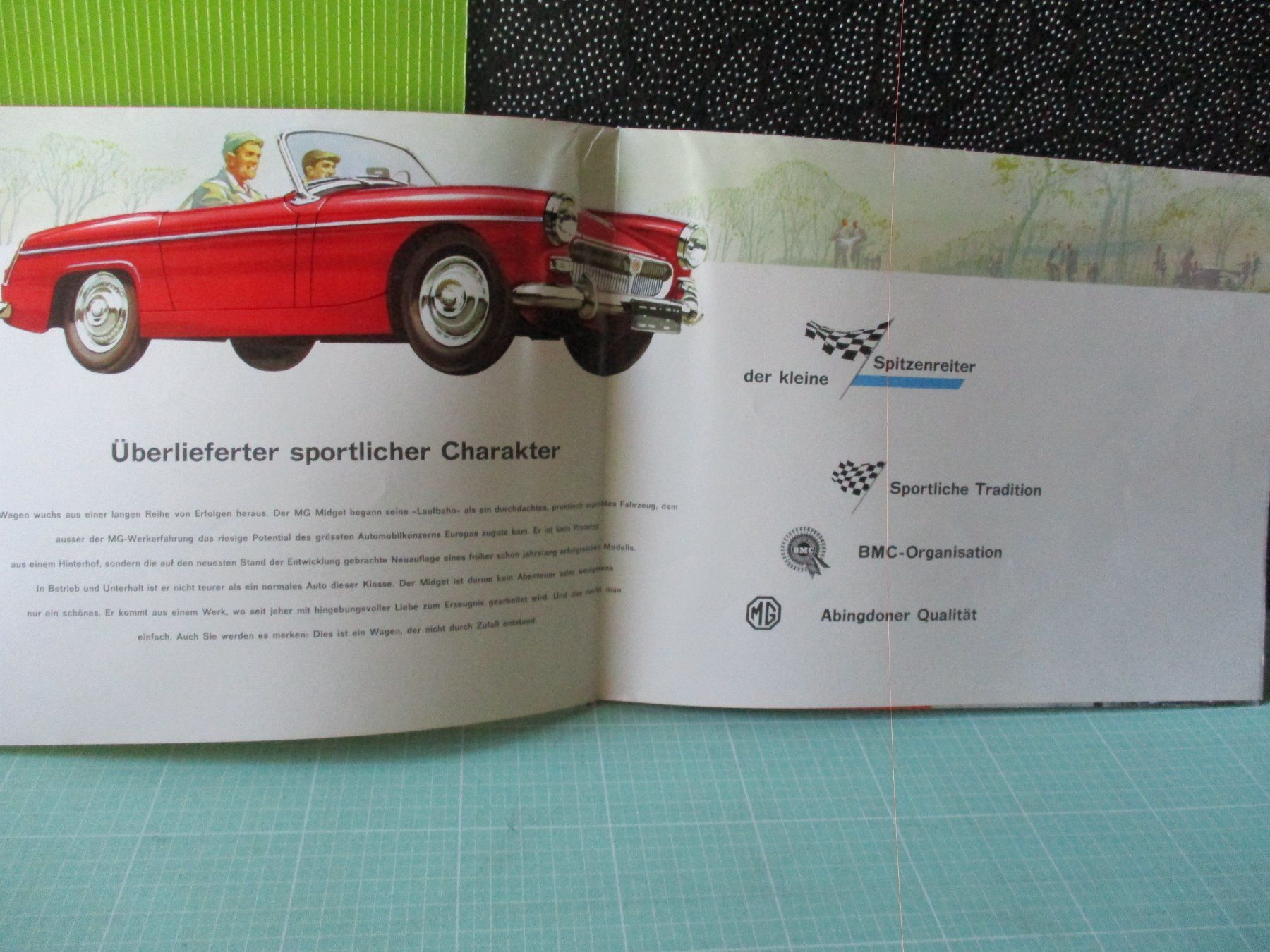 MG Dokumente: MG Midget  Prospekt 1962 ? – Gebraucht aus Ottikon Gossau ZH von hokuspokus 1