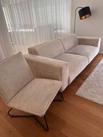 Sofa & Sessel Cord Stoff zu verkaufen  sehr guter Zustand