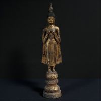 Wochentags Buddha Thailand Bronze 105cm Freitag Erleuchtung