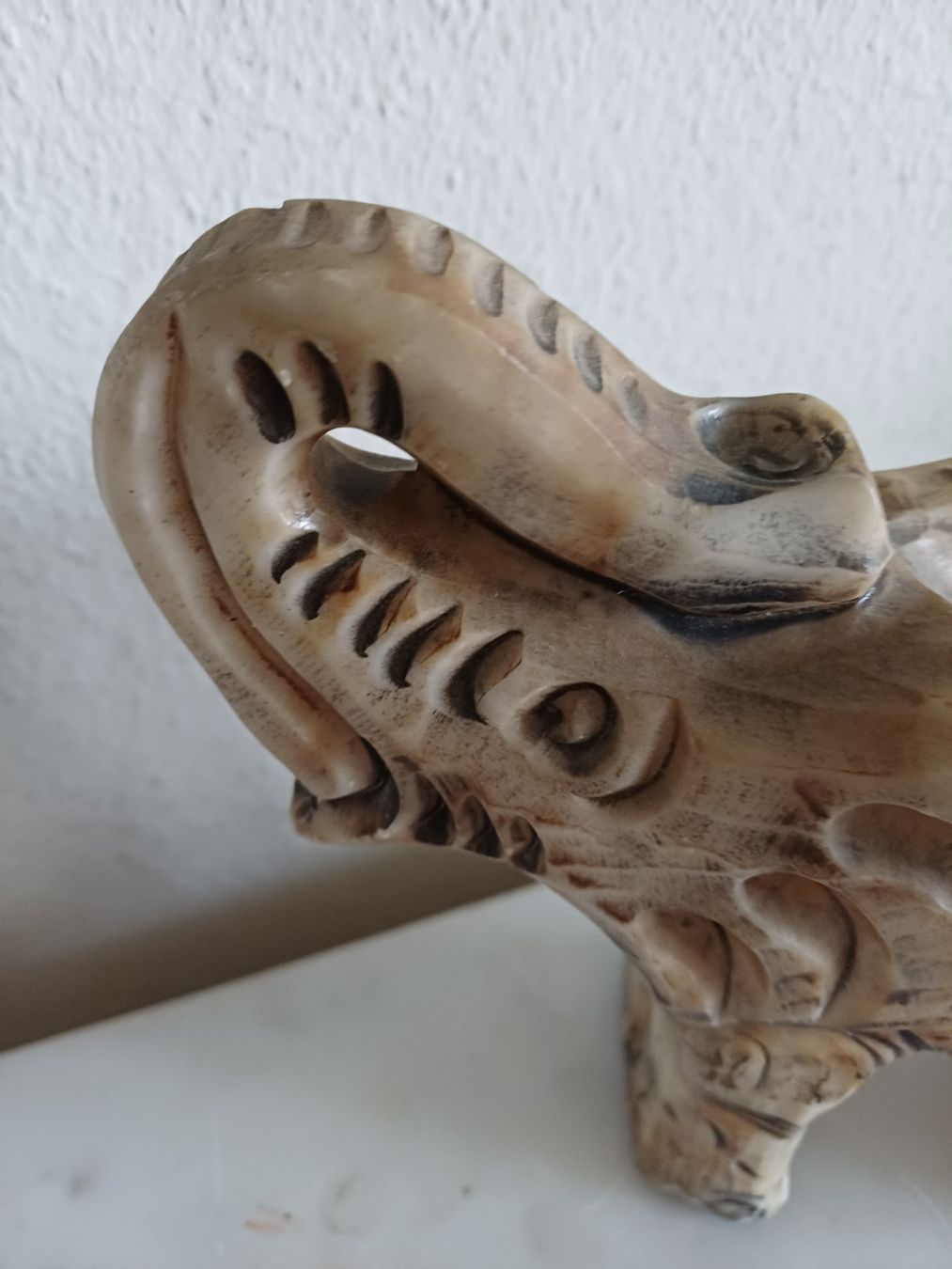 Skulpturen & Statuen: Vintage Elefanten Figur aus Speckstein – Gebraucht aus Marly von Rolmax 5