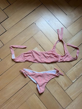 CALZEDONIA - Bikini rot-weiss gestreift M