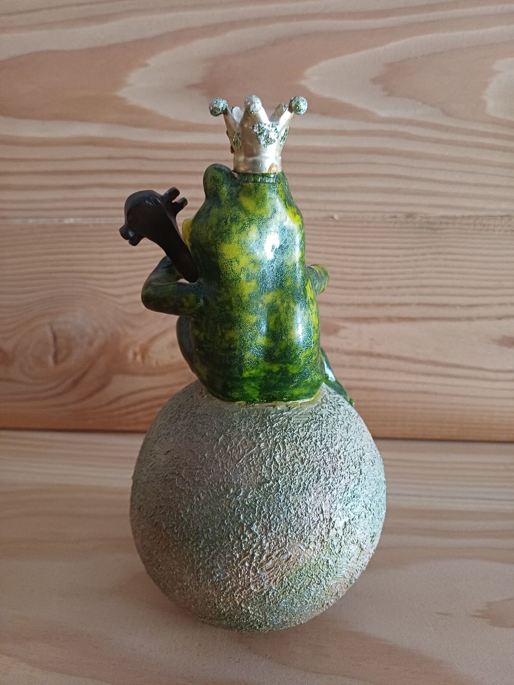 Statuette: Froschkönig mit Gitarre aus Kunststoff – Usato da Ringoldswil venduto da drache13 2