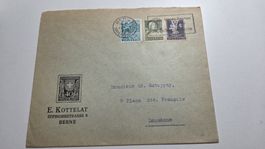 1936 Brief mit Kehrdruck