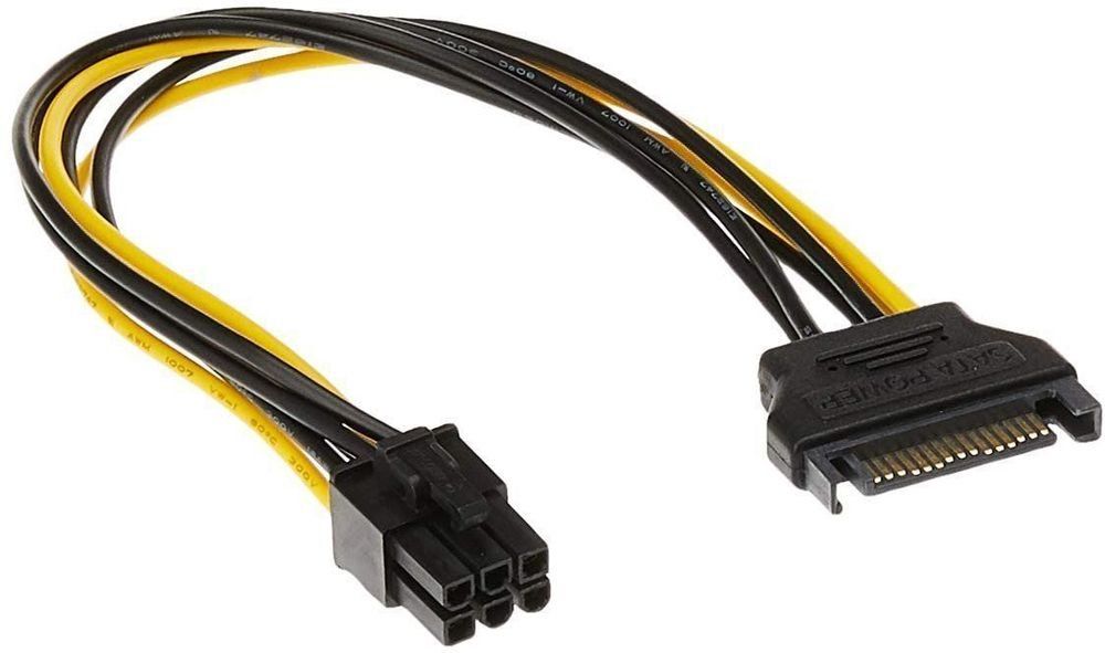 Grafikkarten: 5x PCIe 6pin SATA Grafikkarten-Stromkabel – Neu und originalverpackt aus Jouxtens-Mézery von ger_hpd5 1