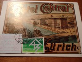 4 Maximumkarten 1982, Schweizer Hotelier-Vereinigung