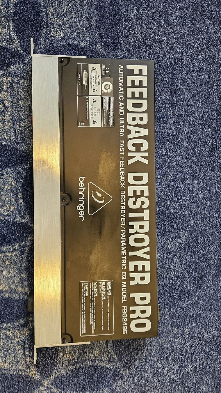 Behringer Equalizer: Feedback Destroyer Behringer FBQ2496 Pro gebrauchter Zustand – Neu (gemäss Beschreibung) aus Au ZH von muh_8zkn 1