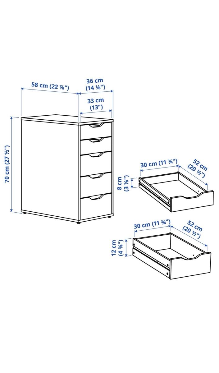 Ikea Cassettiere: Alex blanc IKEA  – Usato da Prilly venduto da cyb_qs5z 3