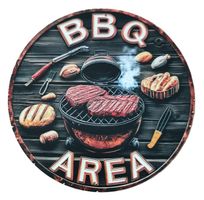 BBQ Area  - Blechschild  (neu/OVP)