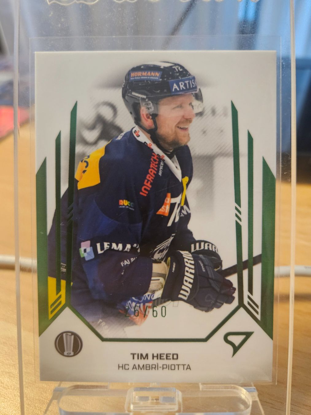 Sportzoo Carte collezionabili: Tim Heed - HC Ambri-Piotta - Playoff 2024/2025 - 26/60 – Nuovo (secondo la descrizione) da Nänikon venduto da AdrianL