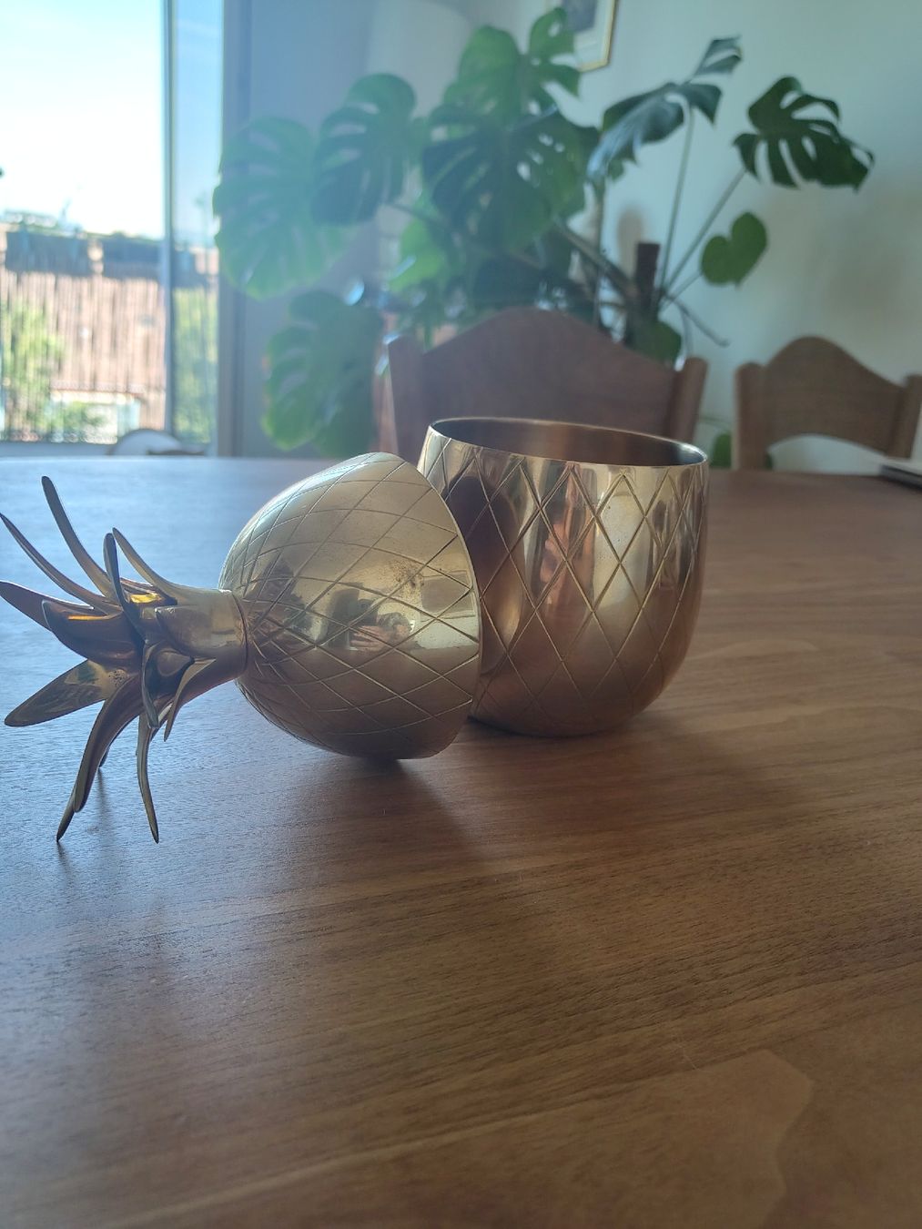 Alle Dekorationen: Messing Ananas Gold Deko – Gebraucht aus Zürich von betzec 1