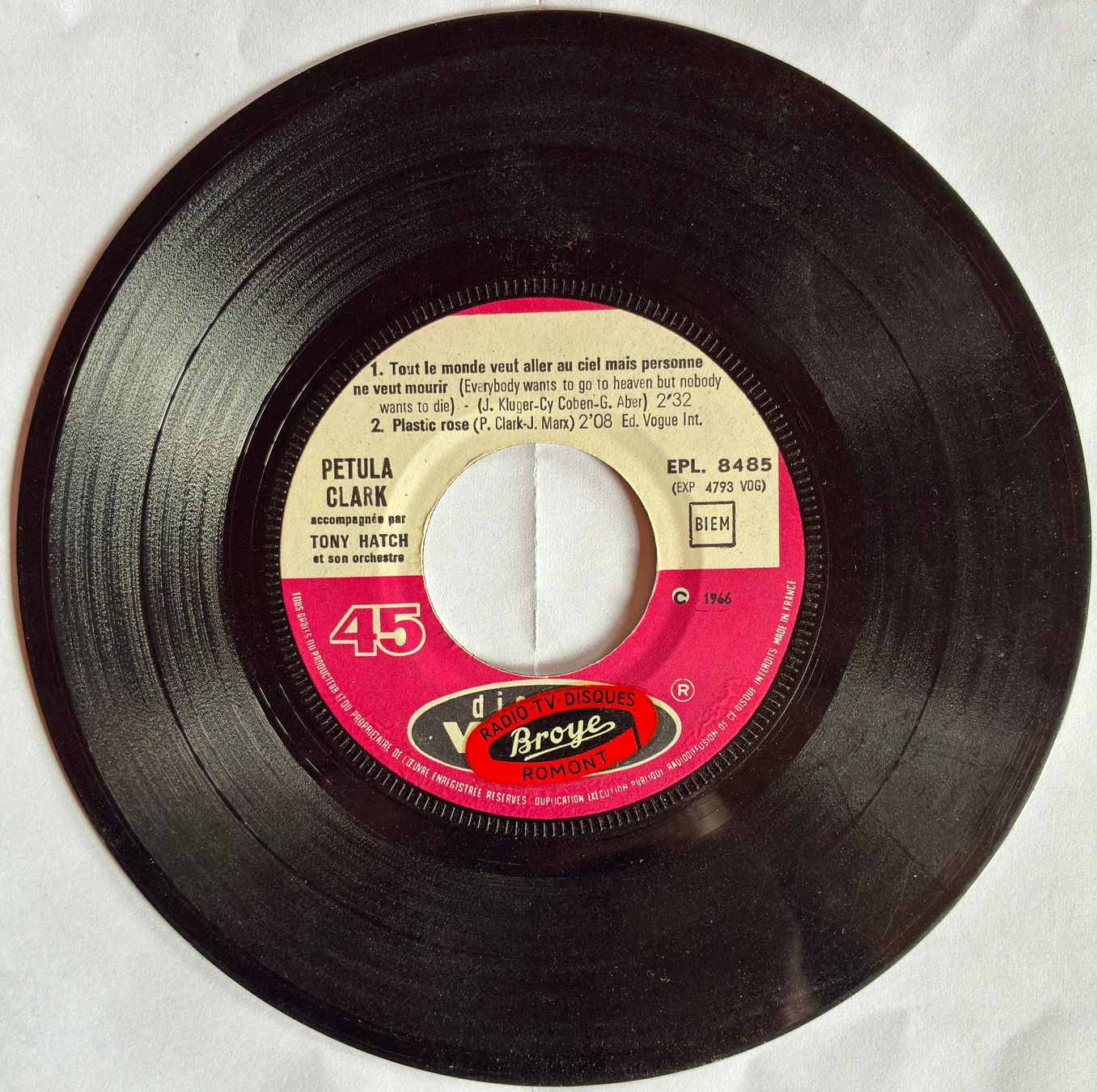 Schallplatten: PETULA CLARK   -  HELLO MISTER BROWN – Gebraucht aus Crésuz von didou47 3