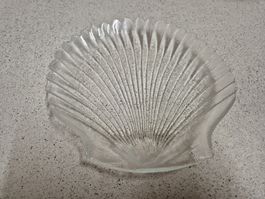 8 Glasteller Muschelform