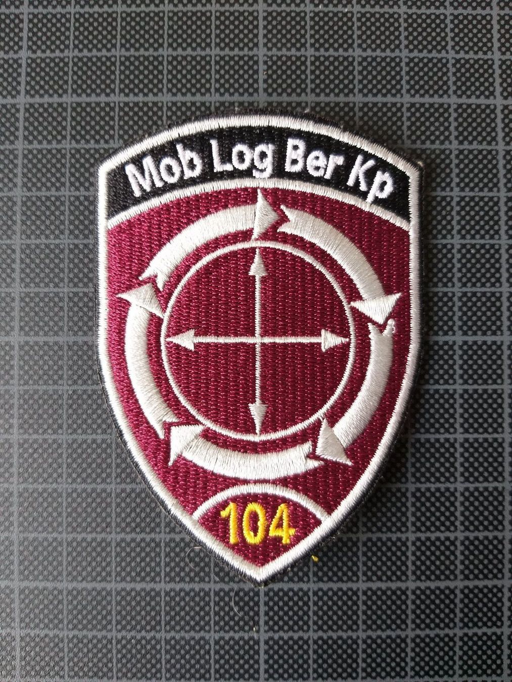 Placchette & Badge: Verbandsabzeichen Mob Log Ber Kp 104 Log – Usato da Bauma venduto da SwissMilitaria