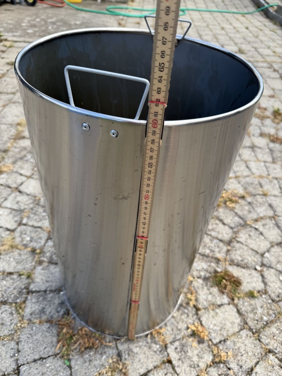 Behälter & Ähnliches: Edelstahl Eimer gross mit Griffen ca 60cm hoch – Gebraucht aus Seuzach von kaufes8 3