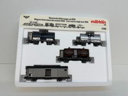 Märklin H0 4786 Historisches Güterwagenset von 1930